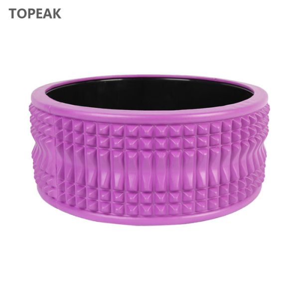 12 Inch 10 Inch Yoga Wheel Roller Stretch Yoga Stretching Wheel For Hips Scoliosis Sciatica