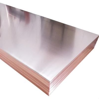 99,99% placa de cobre pura C10100 vermelho 4 -100mm da folha