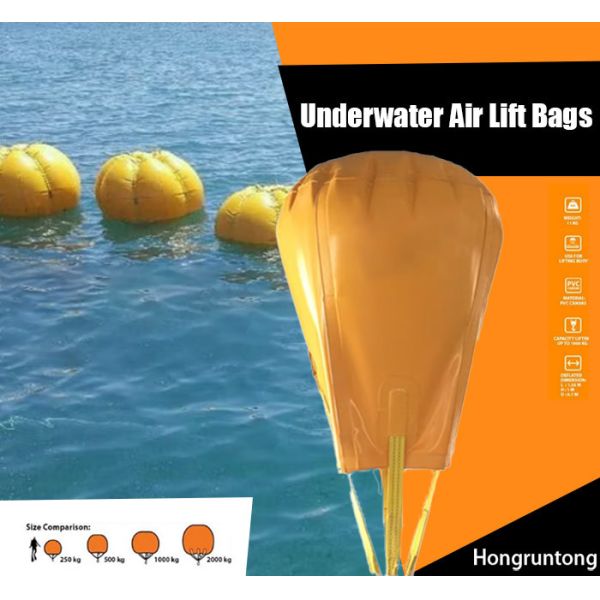 Sacs à ballons sous-marins de 50 t Tissu résistant aux UV résistant aux ponctions résistant à l'abrasion