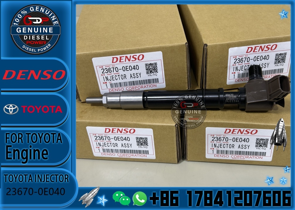 Good Quality 2GD-FTV 2GD 2.4L Fuel Injector 23670-0E020(G4) 295040-9440 295700-0560 23670-0E040