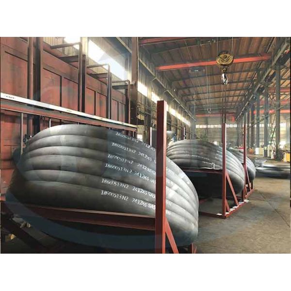 PED GB Elliptical Dished Head Pressure Vessel Ends Tank Cover ISO45001