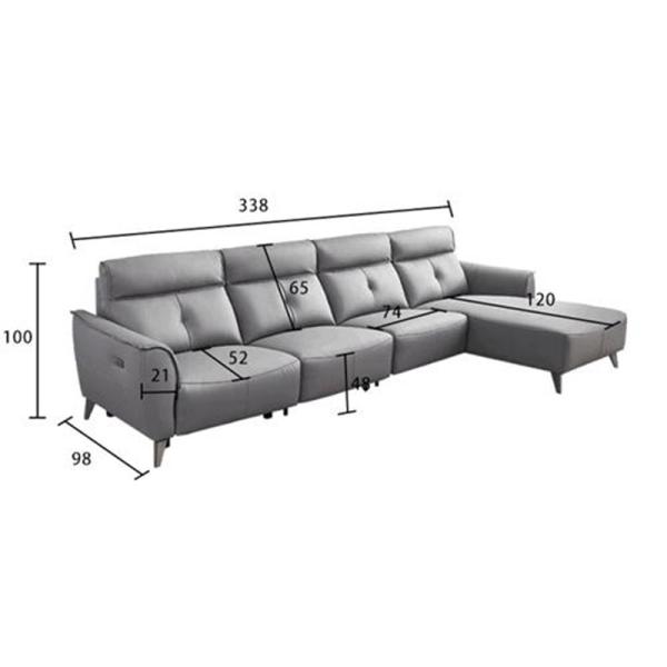 BN Customizable Leather Electric USB Functional Sofa for European-Style Furniture Recliner Chair Functional Sofa