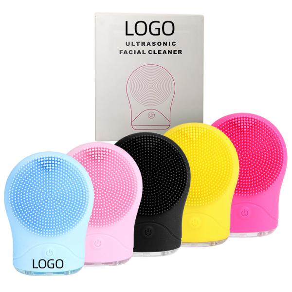 Skin Facial cleansing instrument Silicone Cleaning Face Scrubber Equipment Vibrating Massager
