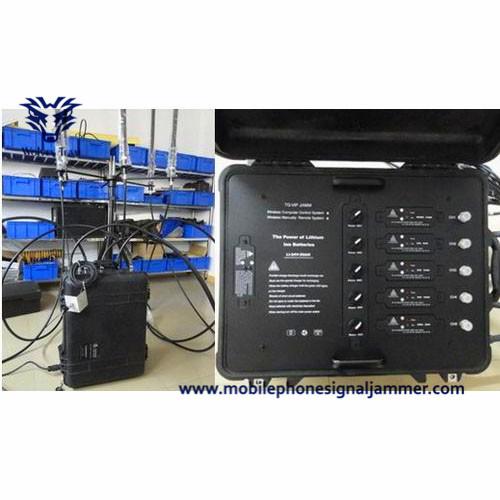 90W 6 Bands Backpack GPS Signal Blocker Bomb Jammer , 3G 4G  All Cell Phone Signal Jammer