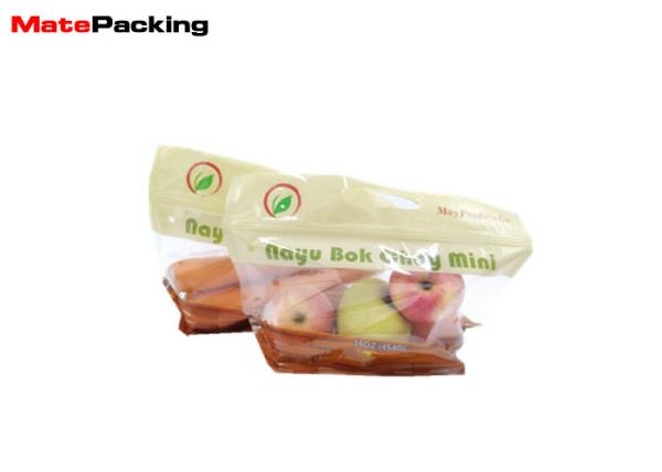 Protective Fresh Vegetable Plastic Packaging Bags Custom Printing Logo