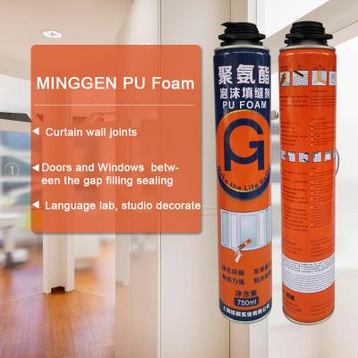 White Color Fireproof Polyurethane Foam Adhesive Environmental Protection