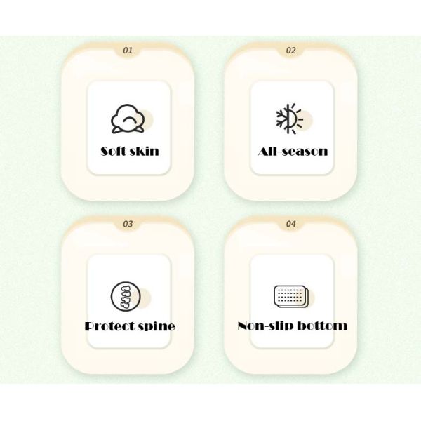 Soft Anti-Slip Bottom Quadrate Pet Cat Bed for Cats or Small Dogs Washable ODM Designs