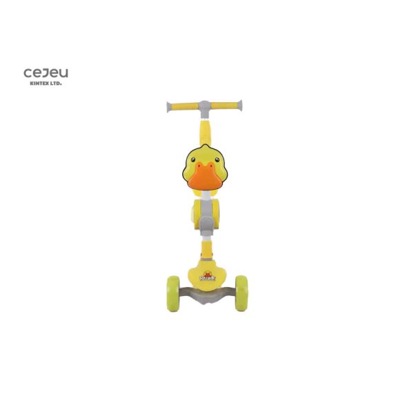 Скутер нажима колеса места 3 детей съемный на возрасты 3 до 8