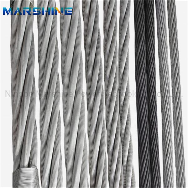 High Tensile Galvanized Steel Wire Rope Bright Surface For Enigneering
