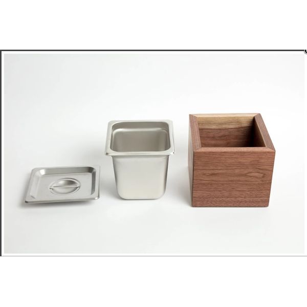 Multi Functional Waste Compostable Kitchen Bins with Stainless Steel Lid European
