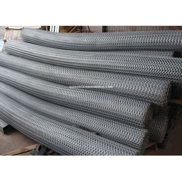 Customized Wood Drying Hot Dip Galvanizing Mesh Conveyor Belt For Veneer Dryer