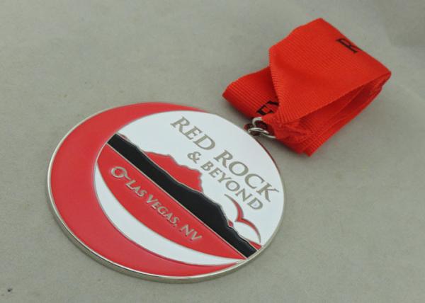 Customized Red Rock & Beyond Soft Ribbon Medals By Die Casting