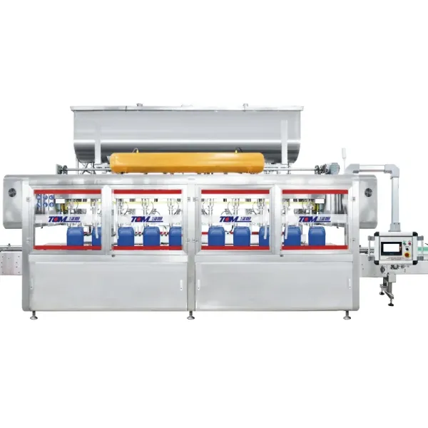Intelligent Automatic Pneumatic Square Pail Filler Sealer Capper & Labeler for Glass/Plastic Bottles 5-30 Liters