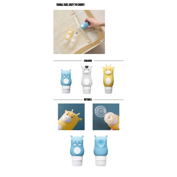 Бутылки перемещения силикона дезинфицирующего средства руки