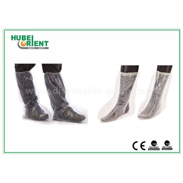 Пластиковый устранимый ботинок покрывает на открытом воздухе, водоустойчивую крышку ботинка дождя для больницы