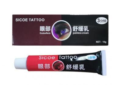 Sicoe Creme Anestésico para Tatuagem 10g Creme Analgésico para Tatuagem