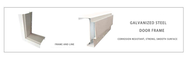 Modern Design Stainless Steel Fire Doors Fire-rated Escape Doors with Nylon Screen Zowor Brand