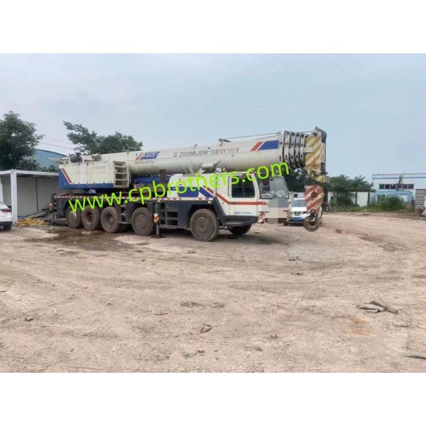 QY200V Zoomlion 110ton Terrian Mobile Crane Truck Used Crane After-sales Service Avaliable