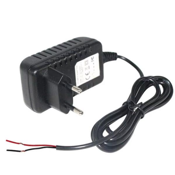 Cordon d'alimentation de l'UE avec extrémité de fil nue ️ 2 broches de câble à courant alternatif européen pour bricolage, LED, alimentation électrique