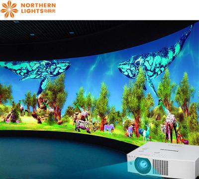 110V-250V Projeção de parede interativa imersiva para sala de exposições