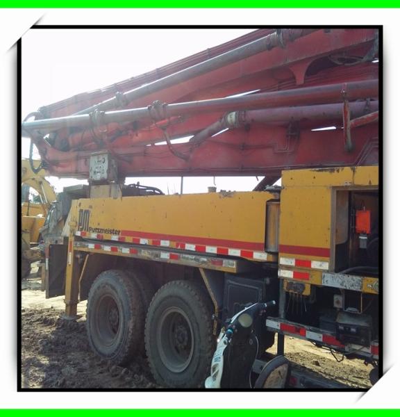 second-hand concrete pump 2004 Putzmeister truck pump 36m  used germany putzmeister pump for sale