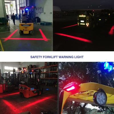 Red Zone Forklift Danger Zone Warning Light,Forklift Halo Light, Side-Mount Pedestrian Safety light