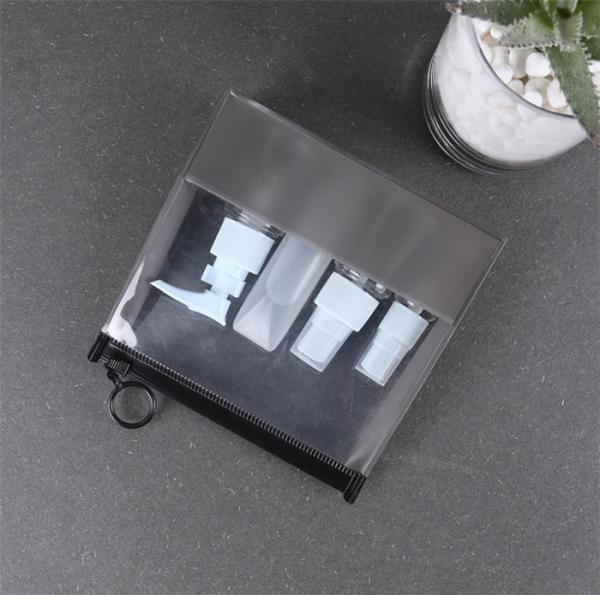 Non Leakage PVC Cosmetic Bag , Clear Plastic Cosmetic Travel Bags