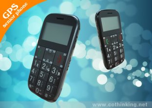 1.7 Black Screen Long Standby Hand Free Elderly GPS Tracker GS503 With FM Radio