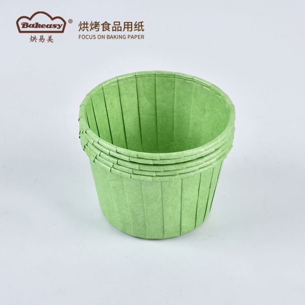 Rolled Rim Muffin Cup for Cupcakes Greaseproof & Disposable Premium Food-Grade Liners