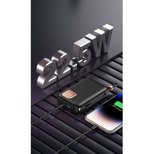 Магнитное беспроводное зарядное устройство зарядное устройство 22.5w Pd 10000mah Для Iphone Мобильный телефон