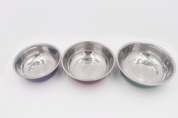 3pcs  Cookware set different size stainless steel mixing bowl stainless steel seasoning basin