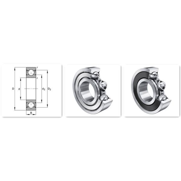 RS Shield  6006-6015-2RS Zz Deep Groove Ball Bearing  ABEC-5,ABEC-7