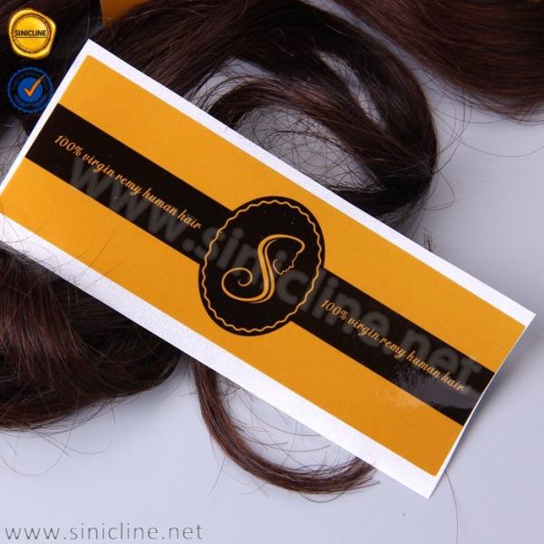 3CM 70MM Removable Matte Paper Sticker Labels Paper For Hair Bundle Hair Extension