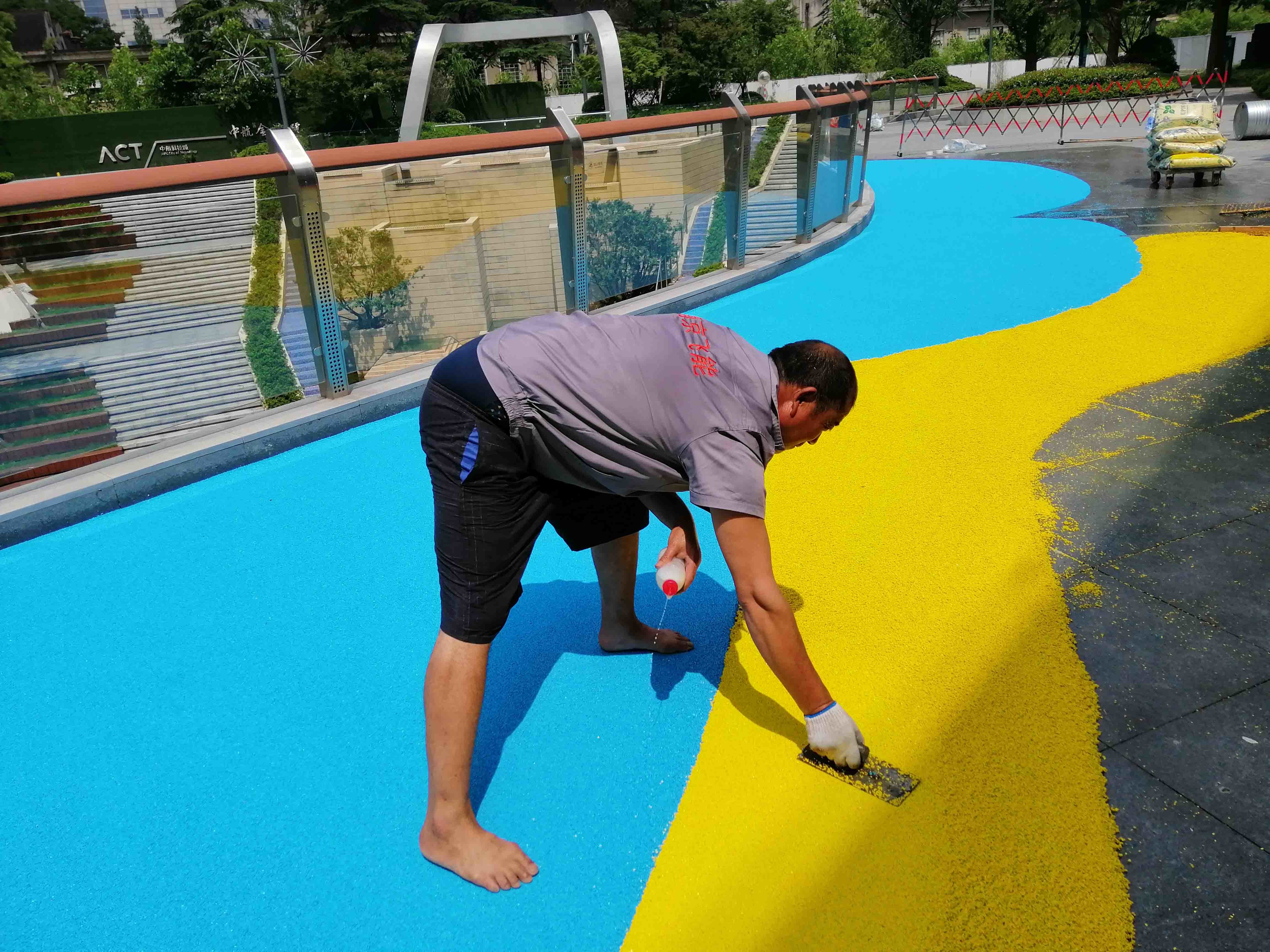 Зерна цвета EPDM OEM желтые резиновые для ящика с песком