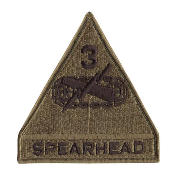 12C Spearhead Full Embroidery Patch Heat Cut Border For Garment
