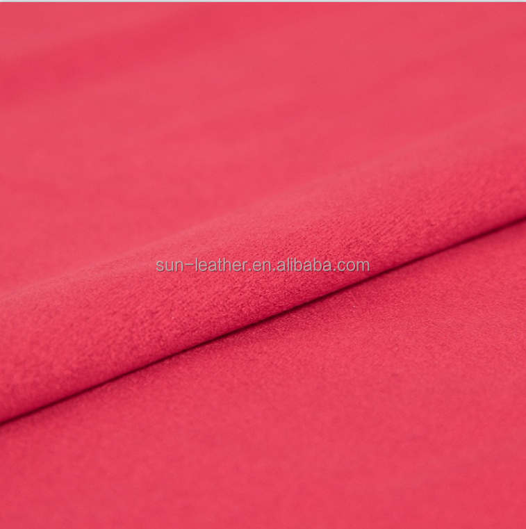 100% Polyester Suede Fabric Various Colors Tricot Knit Dyed Pattern Wide Use for Organic Lining Sheer Memory Features Hexagonal
