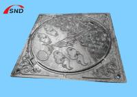 Couvercle de trou d'homme carré en fonte ductile C250, taille 700*865*100mm