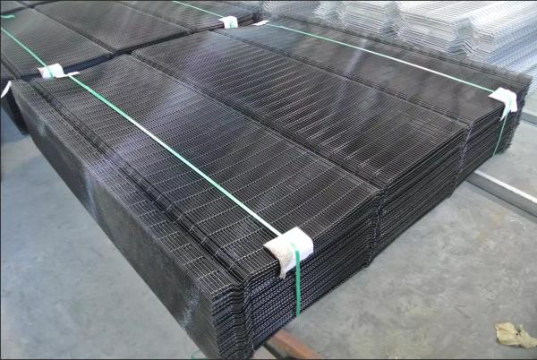 Powder Coated 358 Security Fence 12.7 * 76.2mm*2.1m  Eco Friendl Material