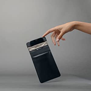 Minimalist Water Resistant Slim Wallet Travelling Passport Pouch Light Weight Storage Bag For Cash Tickets & Keys