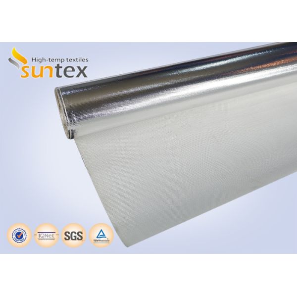Fireproof & Waterproof Fiberglass Fabric: 1.7mm Aluminum Foil Coated Heat Shield