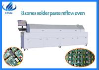 8 bulbos del DOB de Oven Solder Paste Oven With 450m m Mesh For del flujo de SMT de las zonas/luces de calle