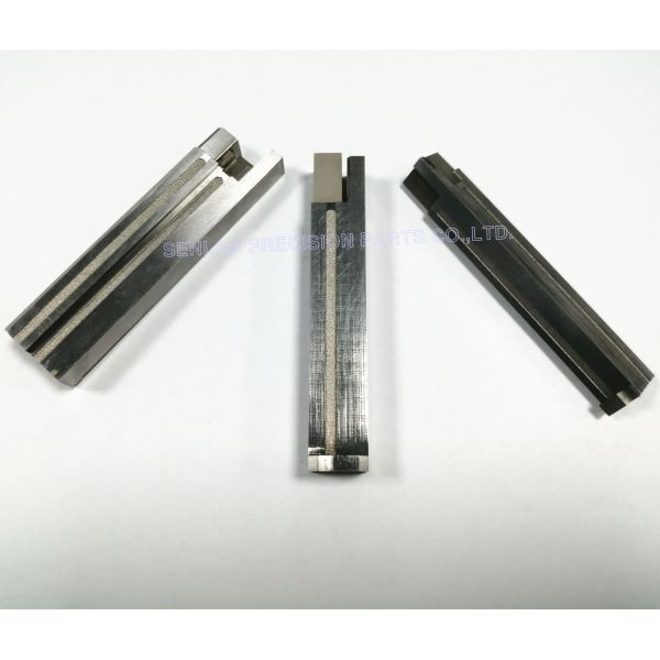 Rectangular SKD61 Plastic Mould Parts with 46-50HRC Hardness and ±0.01mm Tolerance for Precision Mould Inserts
