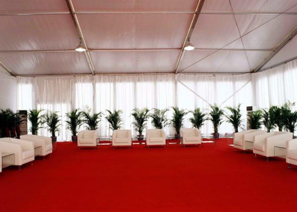 Quick Assembly PVC Fabric White Marquee Tent For Outdoor Activities / Conference