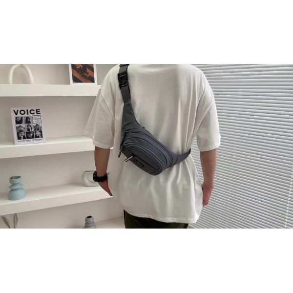 Customized Logo Fashion Waist Bag for Unisex Outdoor Sports and Activities