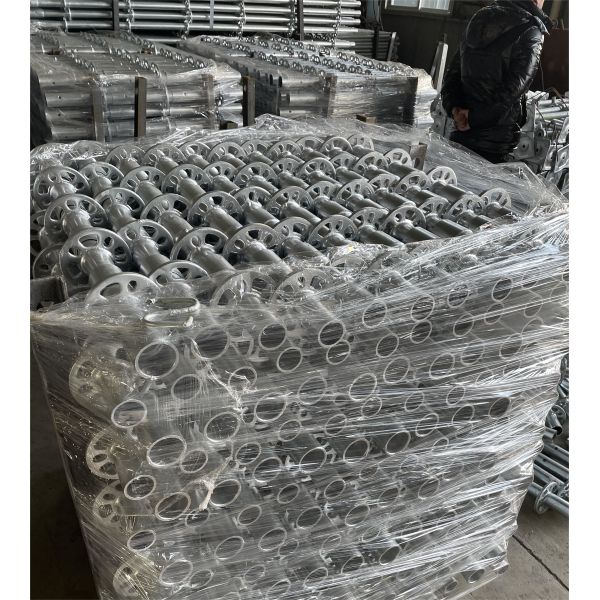 Durable 2.75mm Thick Q355 48.3mm Hot Dipped Galvanized Ringlock Scaffolding