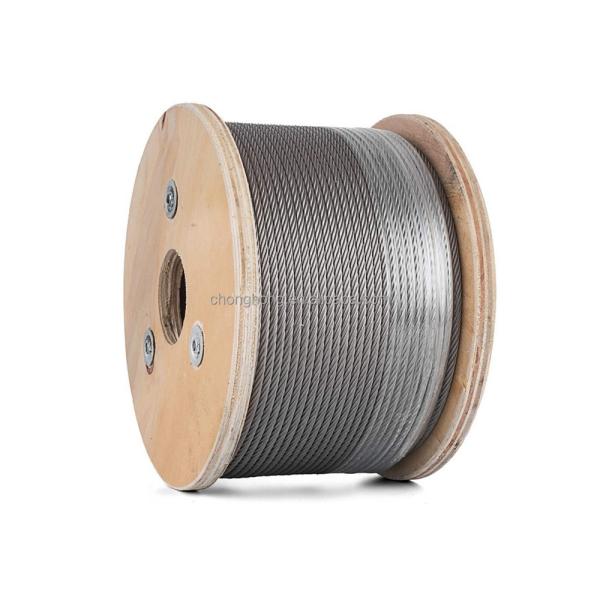 Stainless Steel Cable Wire Rope Slings 500FT 1000FT 1/8 3/16 1/4 7*7 7*19 1770Mpa-2160Mpa Tensile Strength for Hoisting