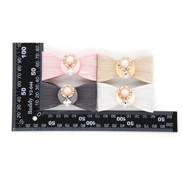 Pearl Simple Style Shoes Decoration Accessories Nickle / Black / Gold Color