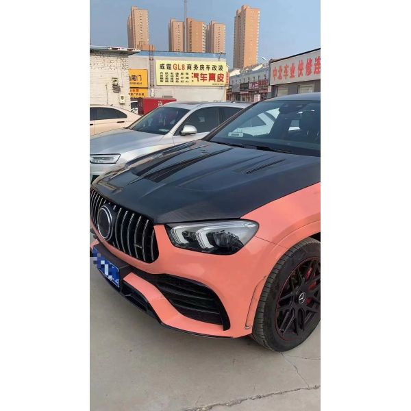 Nouveau produit Capot en fibre de carbone pour Mercedes GLE Coupé GLE Couvercle moteur en fibre de carbone Couvercle porte moteur