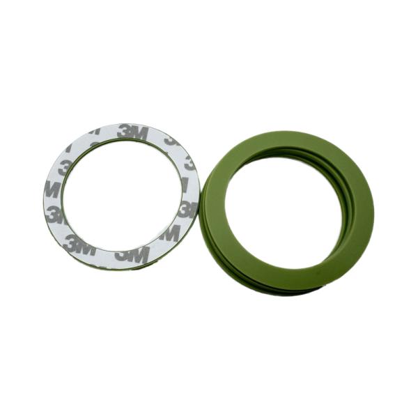 Customized Anti Slip Circular Silicone Rubber Gasket With 3m Adhesive