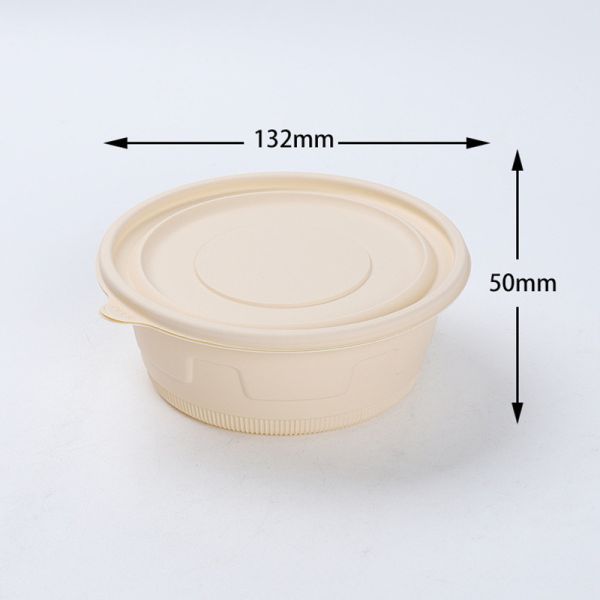 Biodegradable Food Container Disposable Corn Starch Bowl with Estimated Delivery Time